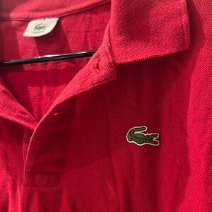 Lacoste Red Polo Shirt